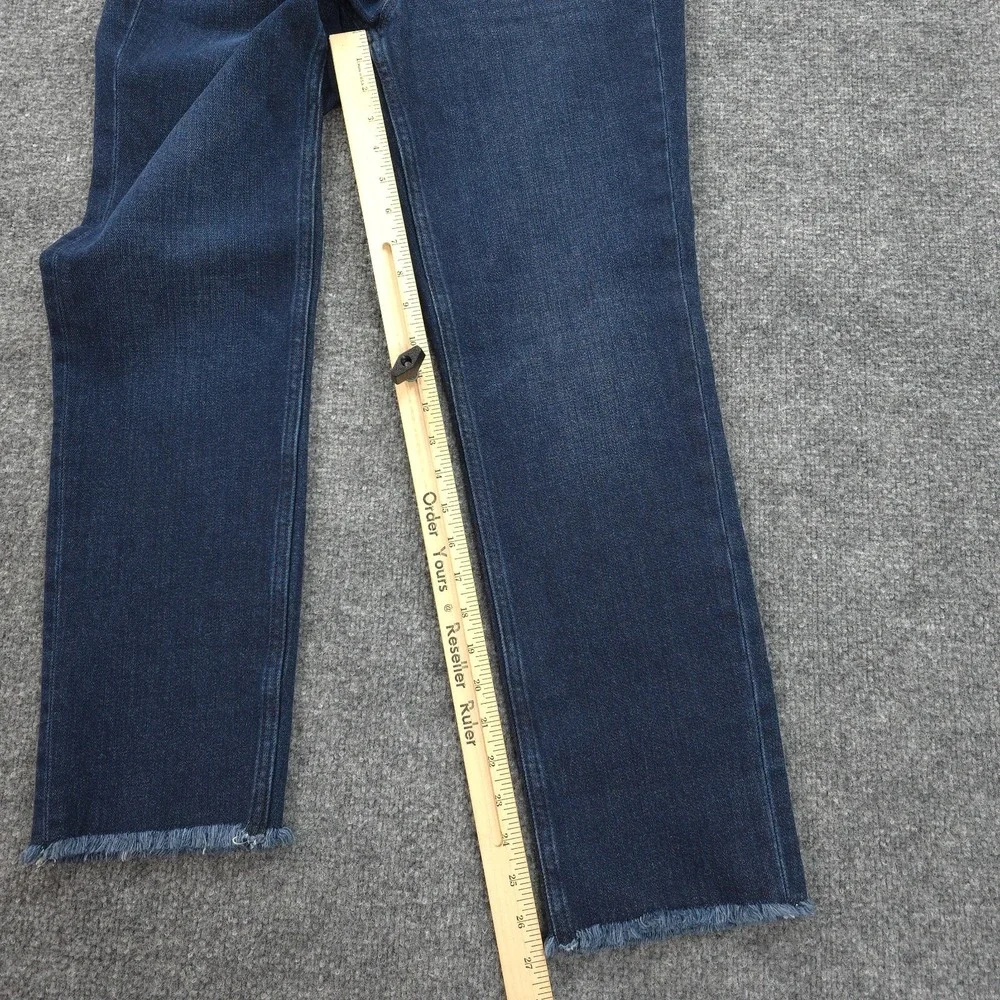 Vineyard Vines Jeans Womens 26 Straight Crop High Rise Dark Wash Casual Preppy
